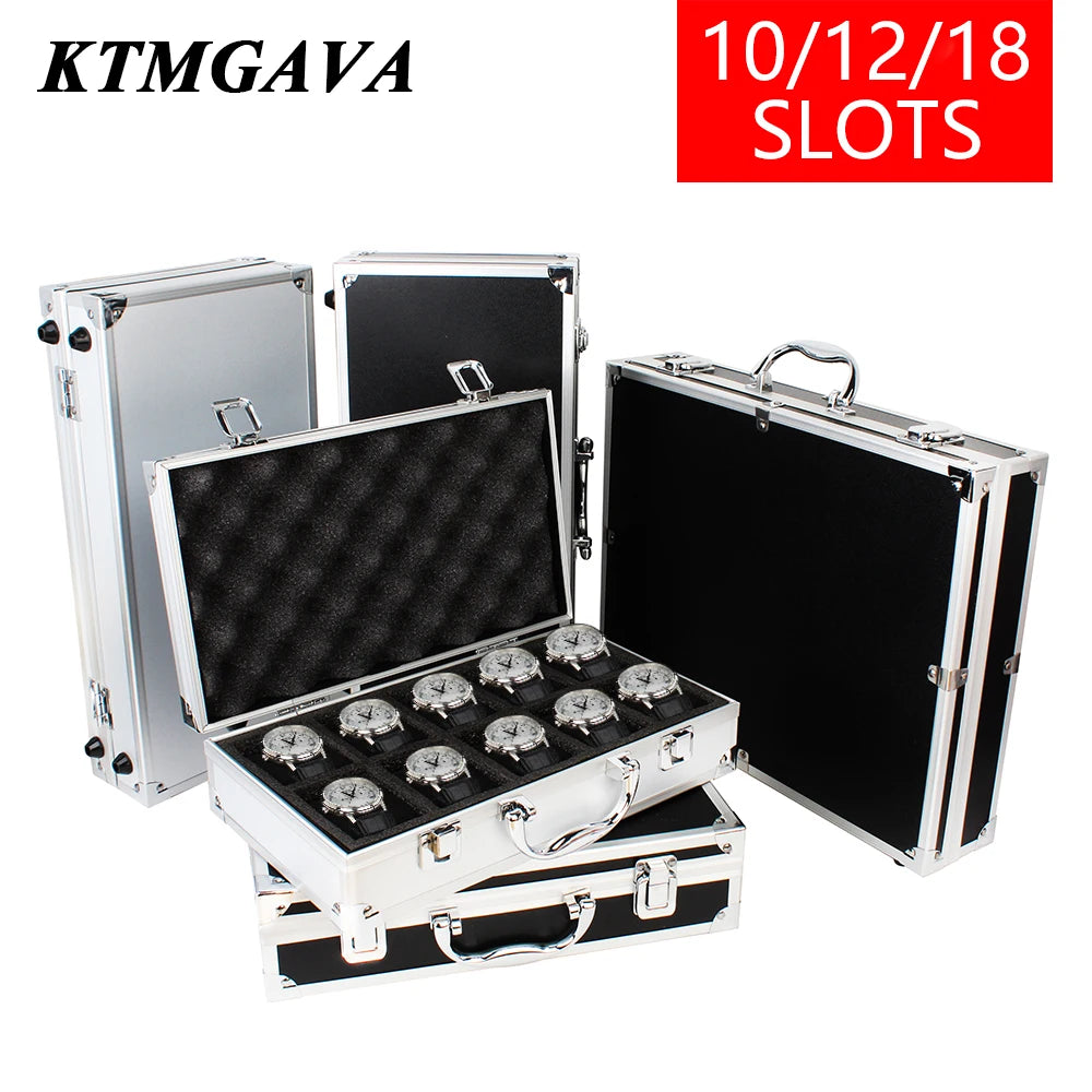 Boîte Montre Métal Aluminium Rangement