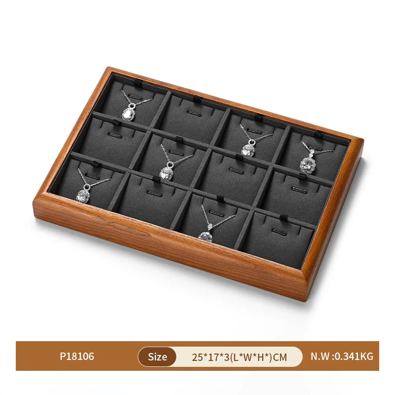 Boîte Bijoux Bois Multi-Compartiments Modulaire