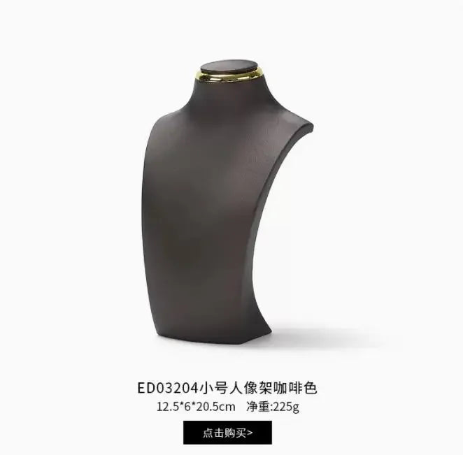 Buste Collier Résine Cou Figurine Vitrine