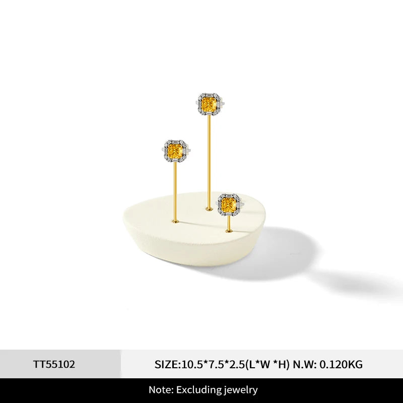 Présentoir Bague Cuir Luxe Comptoir Vitrine