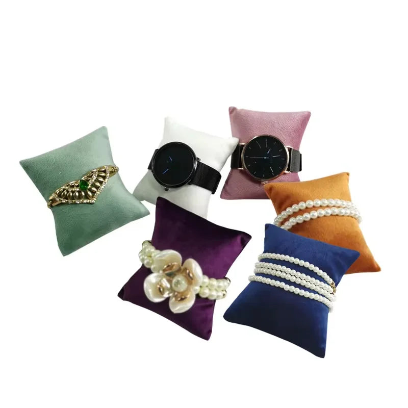 Coussin Velours Présentoir Montre Bracelet Bijoux
