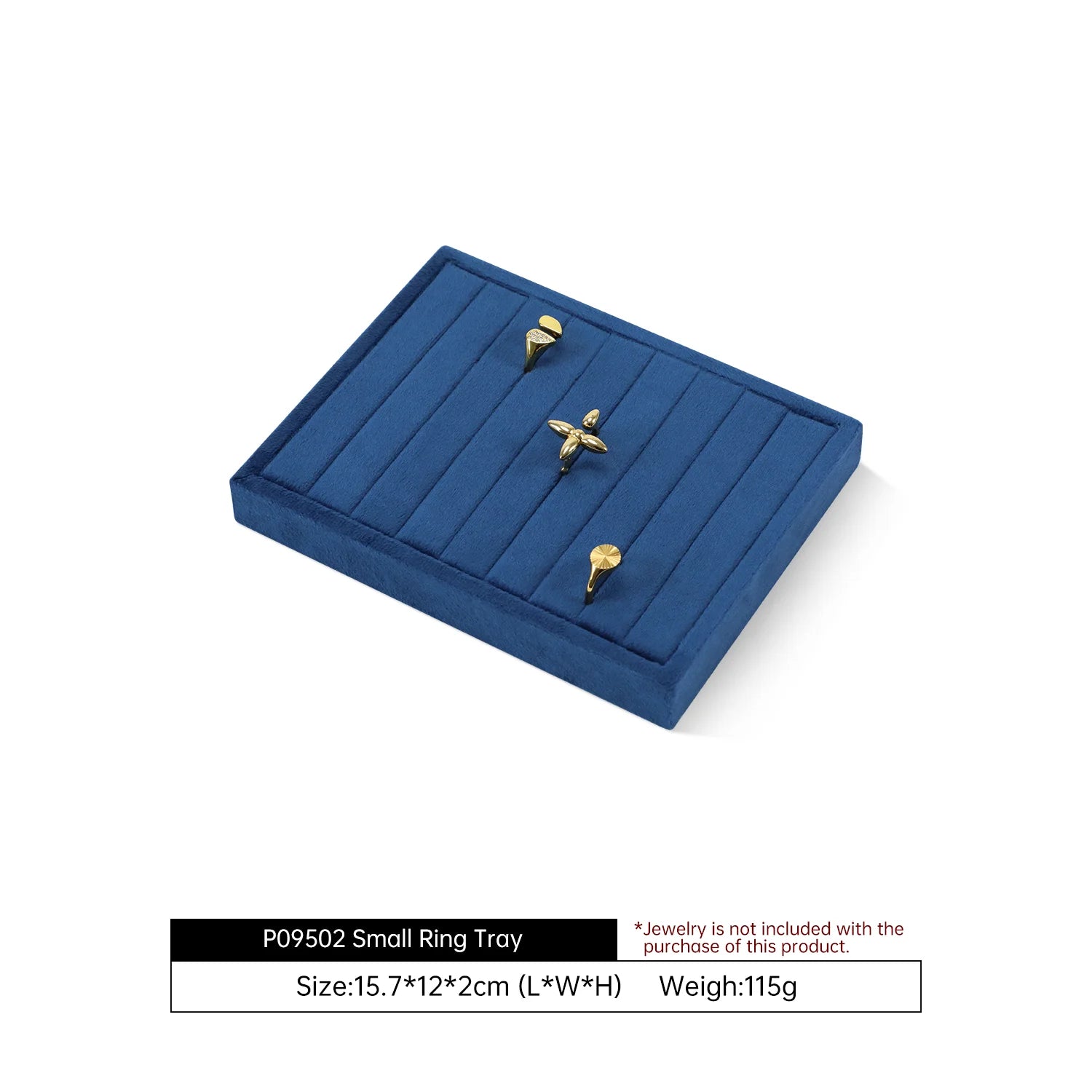Plateau Bijoux Velours Tiroirs Multi Compartiments