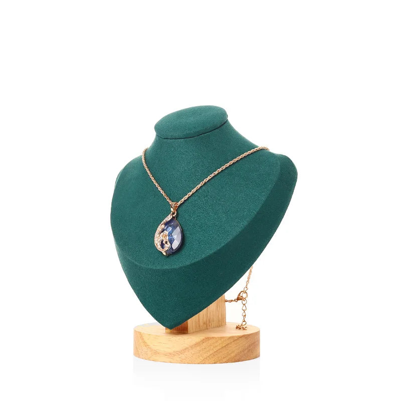 Buste Collier Velours Bambou Spectacle