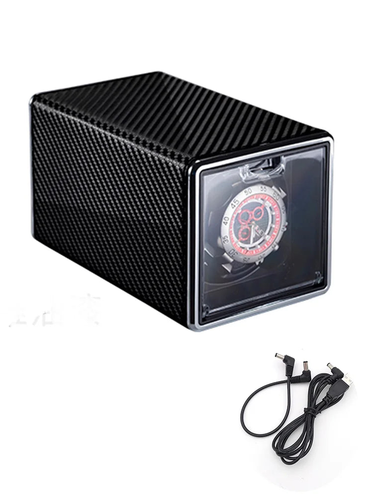 Remontoir Montre Métal Cuir USB Batterie