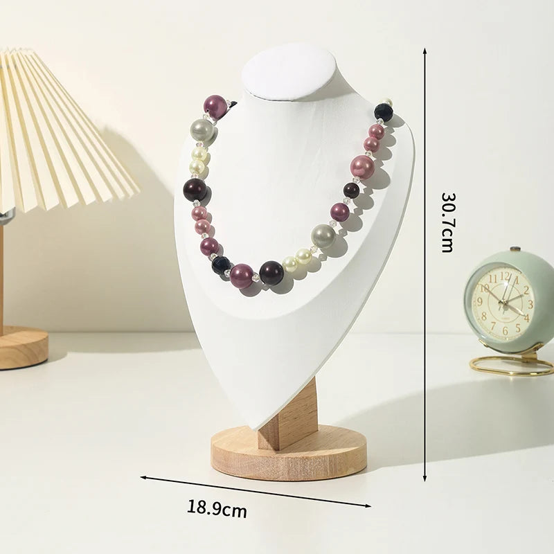Présentoir Collier Beige