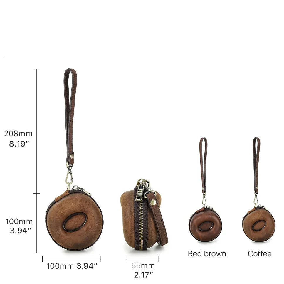 Étui Montre Cuir Zippé Voyage Velours 1 Place