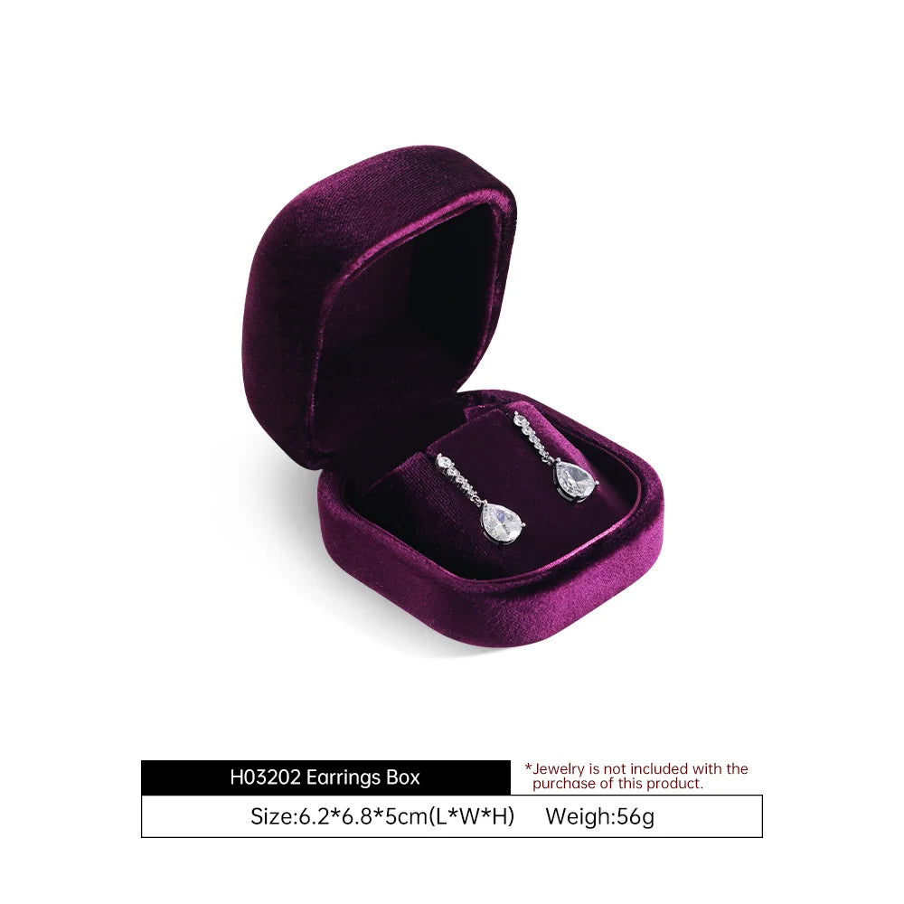 Boîte à Bijoux Velours Premium Rangement