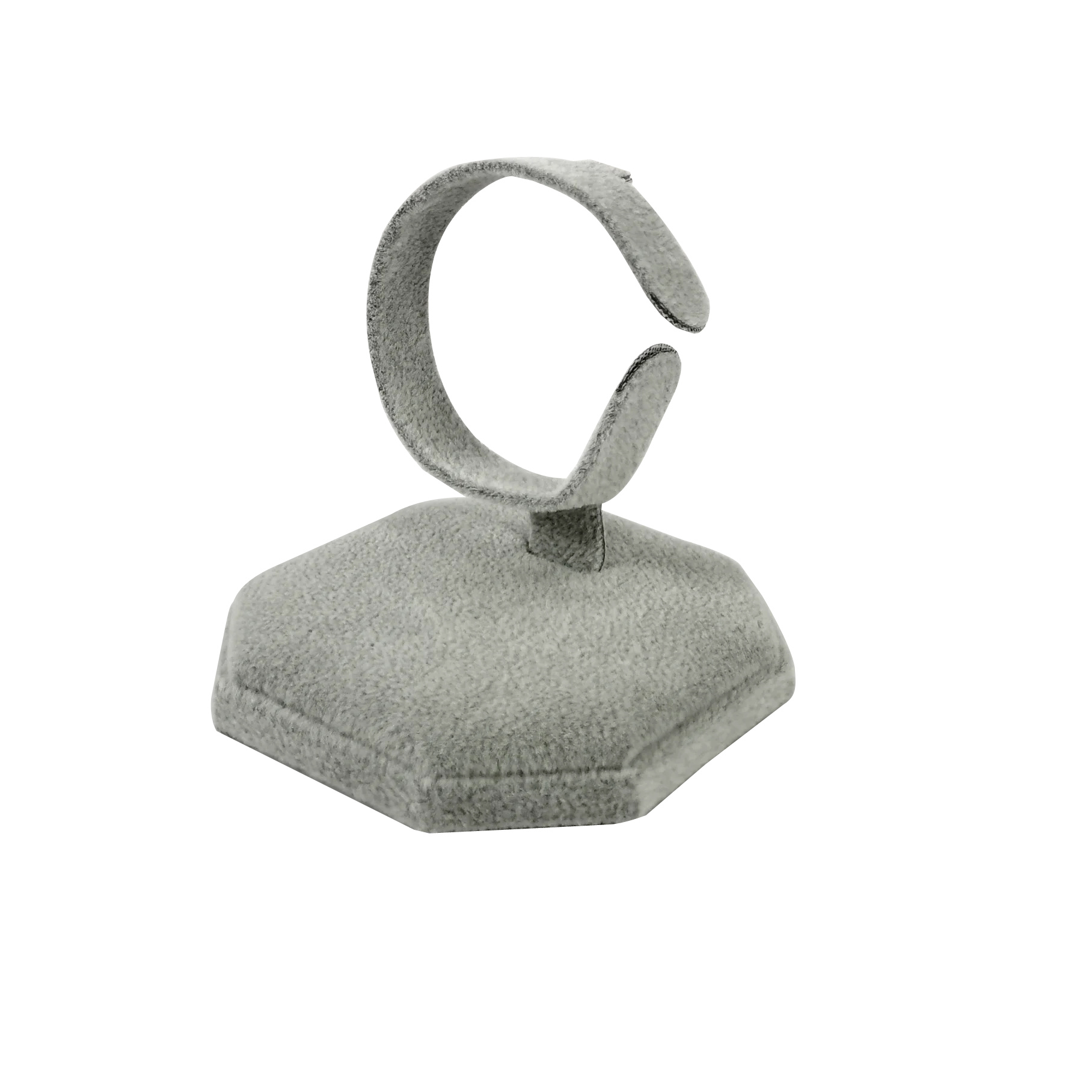 Présentoir Bracelet Montre Velours Forme C