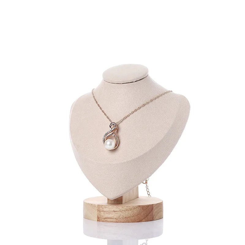 Buste Collier Velours Bambou Spectacle