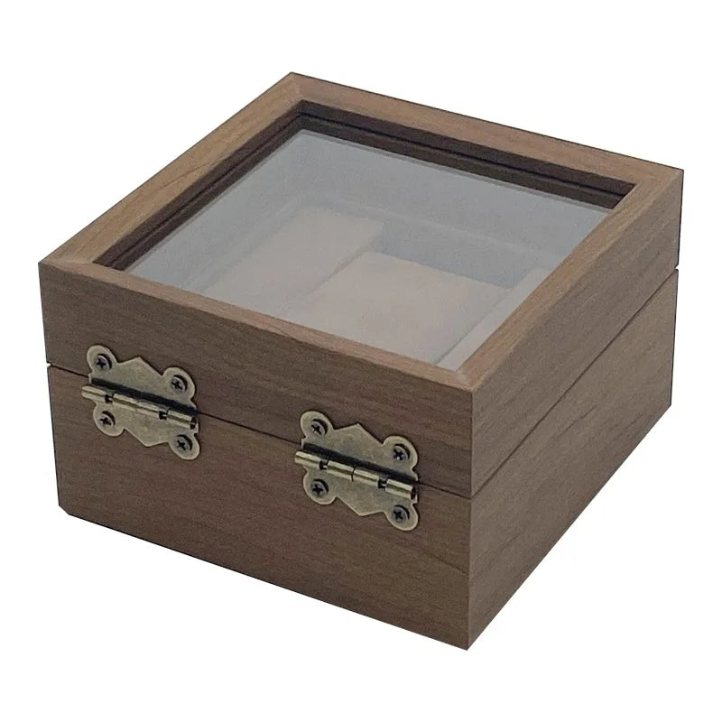 Boîte Montre Bois Vintage Rangement