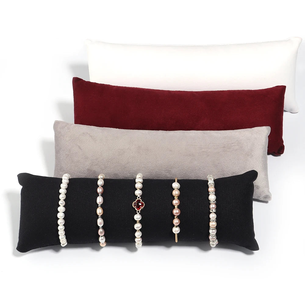 Coussin Bijoux Velours Bracelet Montre Cuir