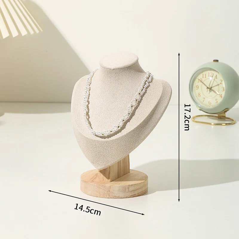 Présentoir Collier Beige