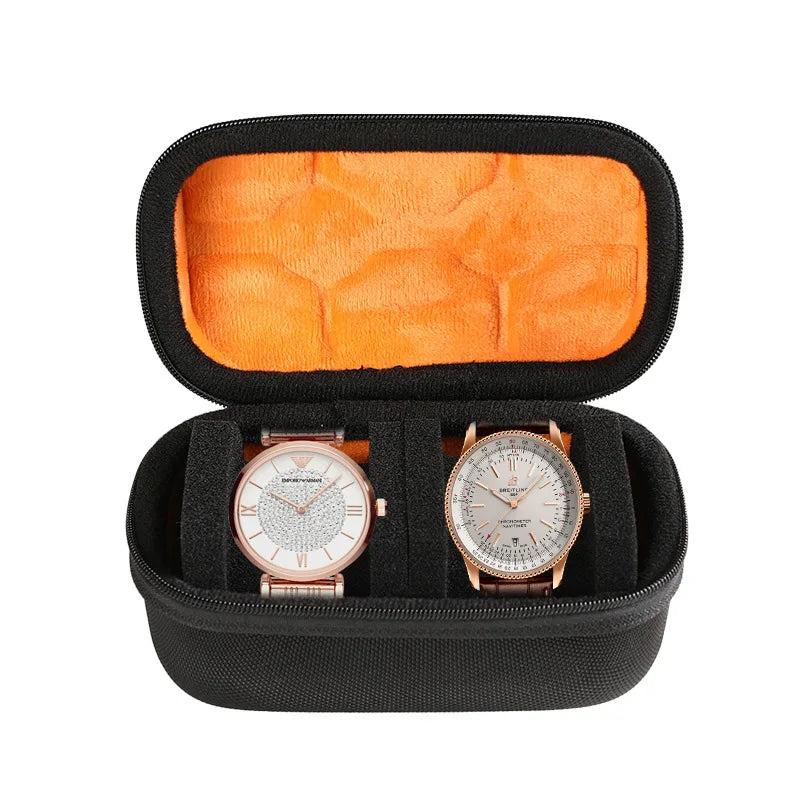 Étui Montre Cuir Rigide Voyage 1 à 10 Places