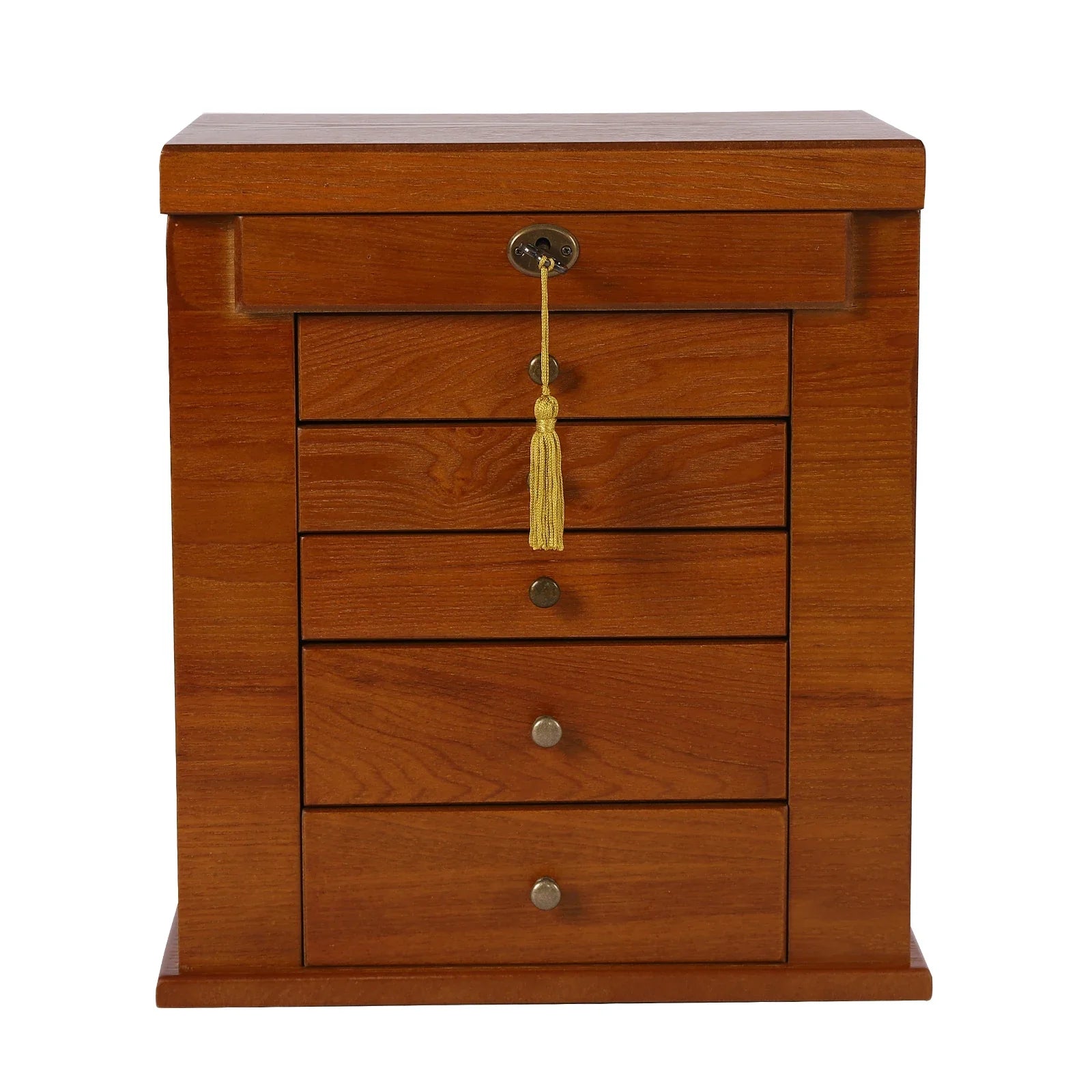 Armoire Bijoux Bois Massif Style Classique Grand