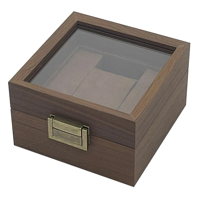 Boîte Montre Bois Vintage Rangement