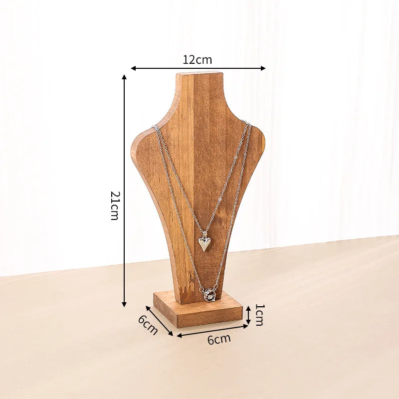 Porte Collier Bois Vase Suspendu Créatif