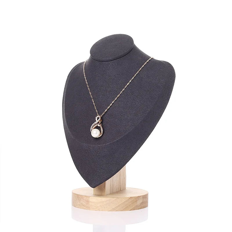 Buste Collier Velours Bambou Spectacle