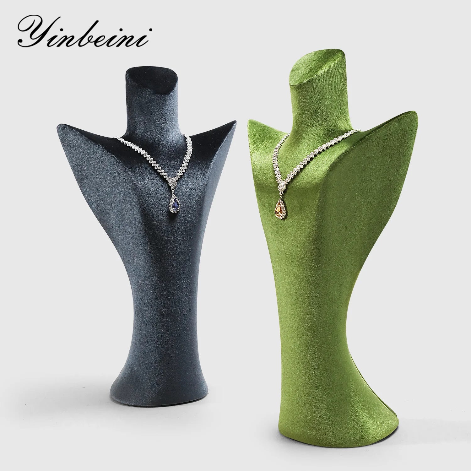 Buste Collier Velours Portrait Premium Comptoir