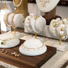Présentoir Collier Bois Hêtre Lin Magasin