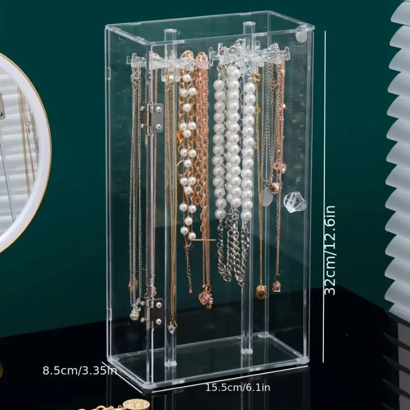Présentoir Collier Plastique Transparent Pendentifs