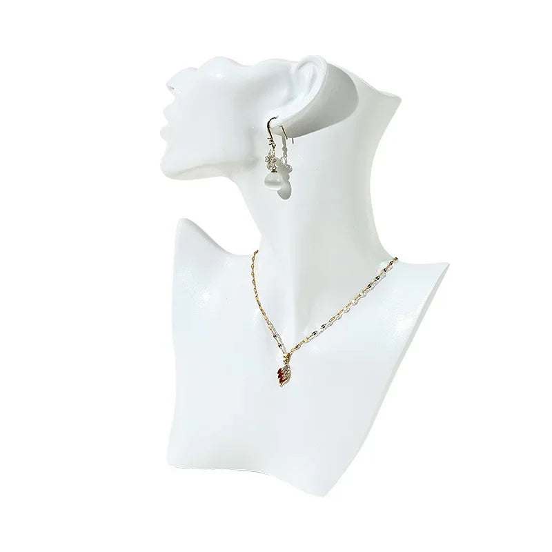 Buste Mannequin Résine Portrait Vitrine Bijoux