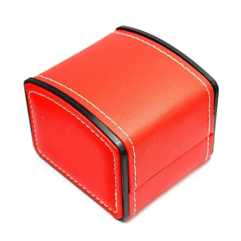 Boîte Cadeau Montre Cuir Carrée Coussin