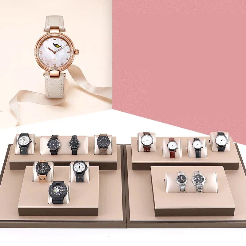 Présentoir Montre Cuir Rampe Vitrine Comptoir