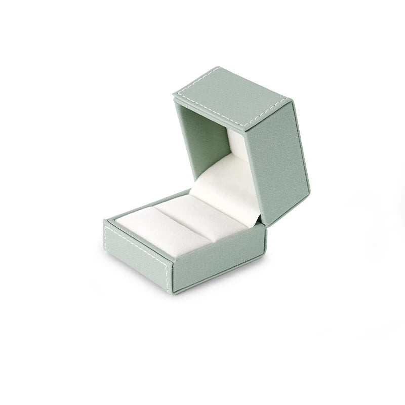Boîte Bijoux Velours Vert Coffret Mariage