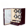 Coffre Fort Montre Bois 4 Remontoirs Vertical Premium