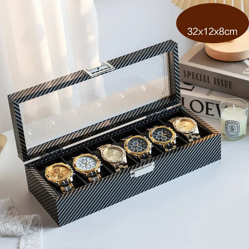 Boîte Montre Bois Premium 3 à 12 Slots