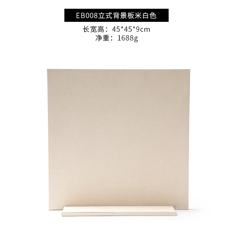 Présentoir Métal Microfibre Beige Collier Bague Boucle Fenêtre