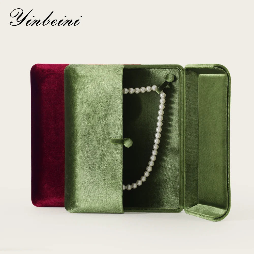 Boîte Collier Velours Pendentif Grande Présentation