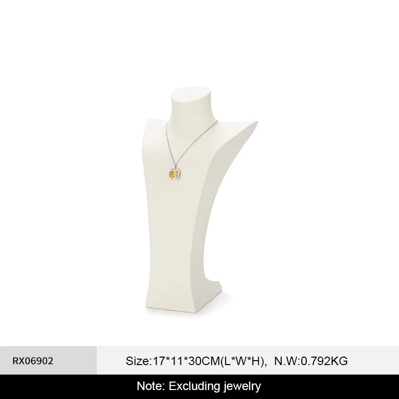 Buste Collier Velours Vitrine Bijouterie