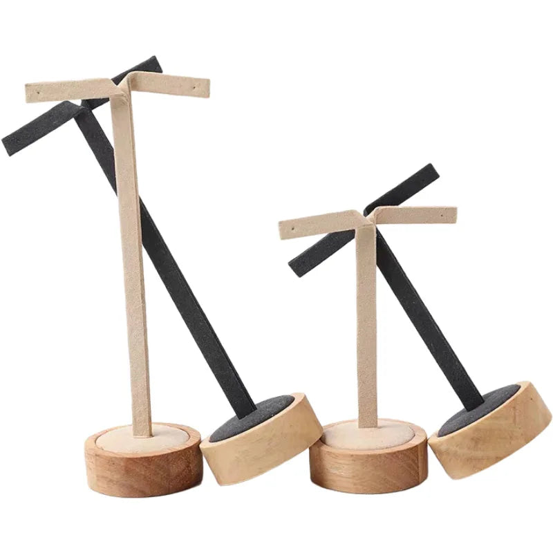 Présentoir Boucles d'Oreilles Bois Métal