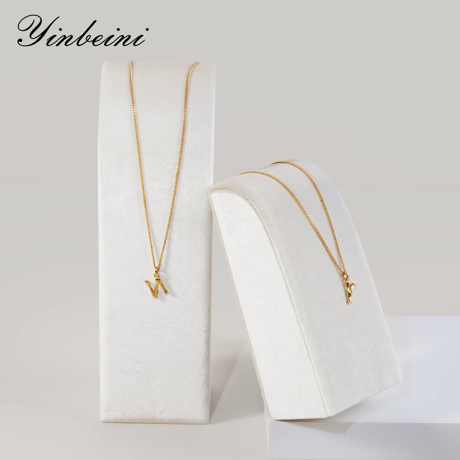 Présentoir Collier Velours Vertical Multicolore