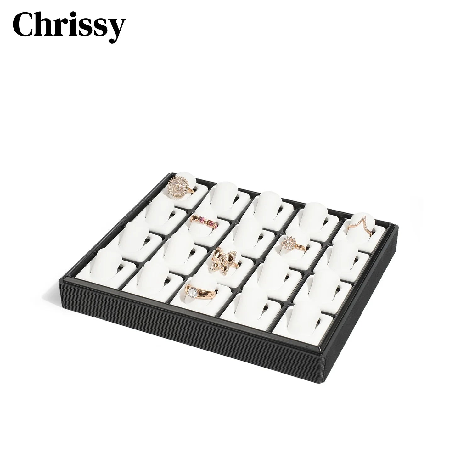 Plateau Acrylique Anneau Boucle Oreille Pendentif Rangement