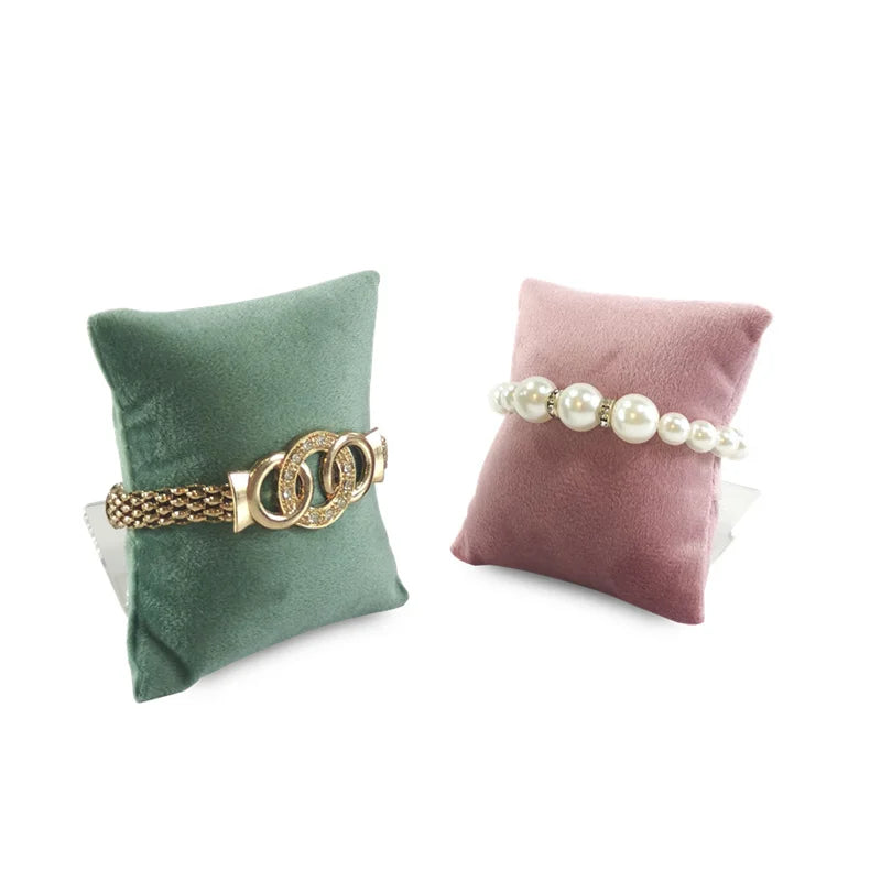 Coussin Velours Montre Bracelet Cheville Chaîne