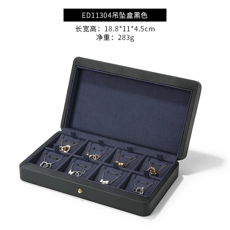 Boîte Bijoux Cuir Multicolore Artisanale Haut Gamme