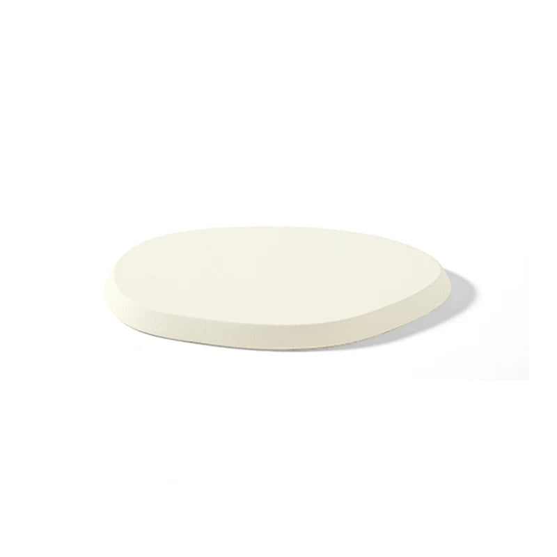 plaque ovale noire petite