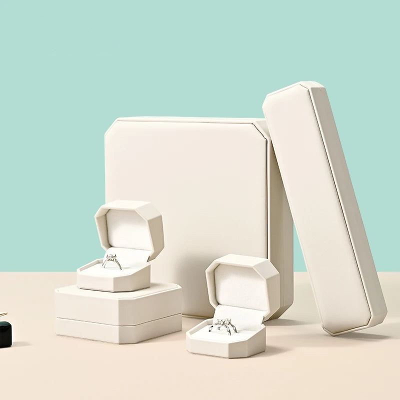 Boîte Bijoux Cuir Mariage Demande Coffret