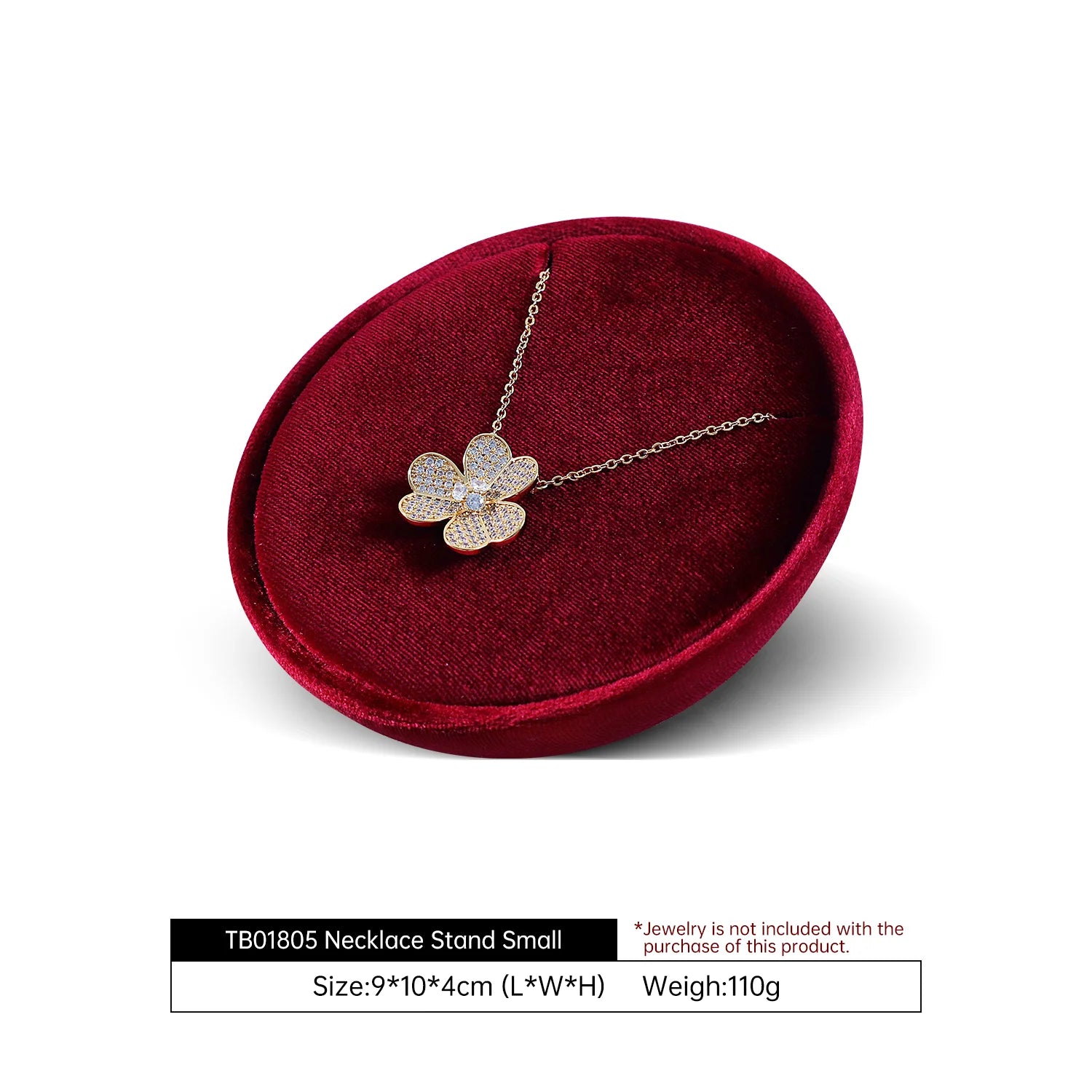 Ensemble Présentoirs Bijoux Velours Vitrine Complète