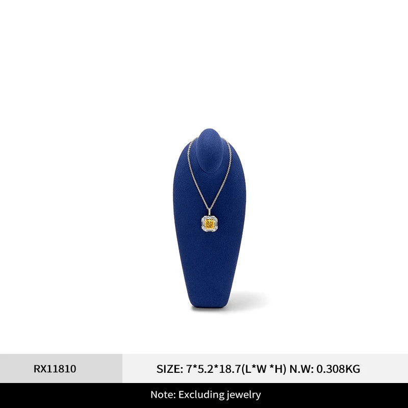 Buste Collier Cou Microfibre Présentation Vitrine