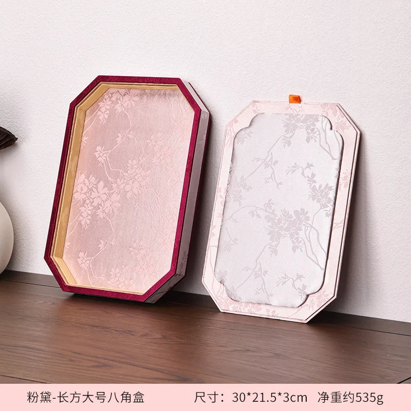 Plateau Bijoux Bambou Velours Rangement