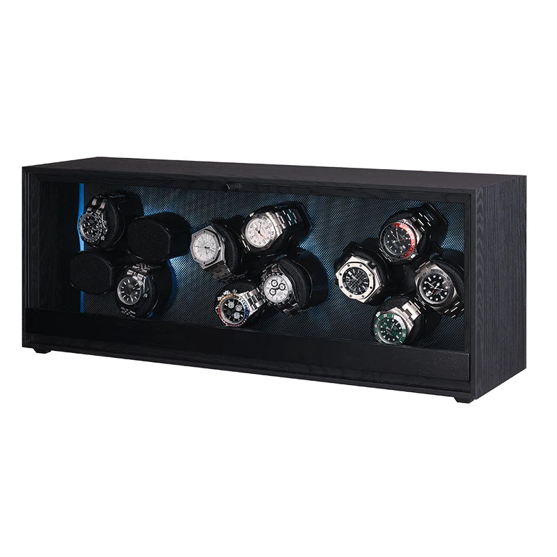 Coffre Fort Montre Bois Remontoir Automatique RGB