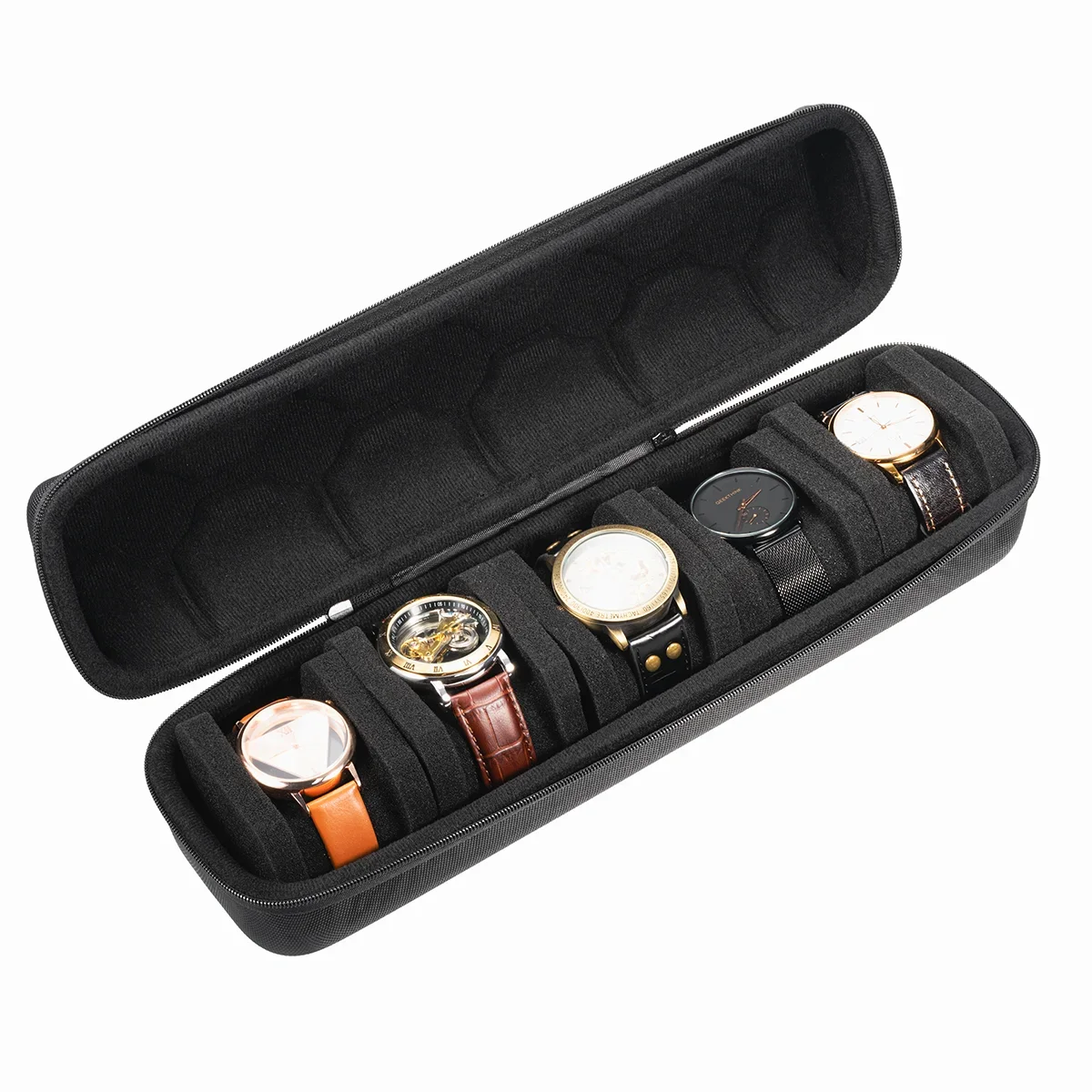 Étui Montre Voyage Rigide Plastique 15 Emplacements