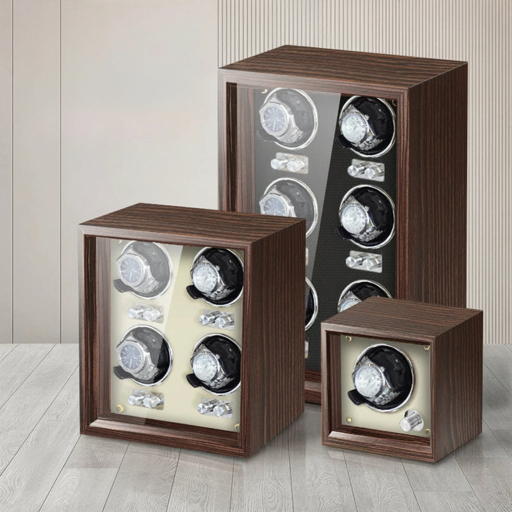 Coffre Fort Montre Bois IBBETON Remontoir 2 4 6 Emplacements
