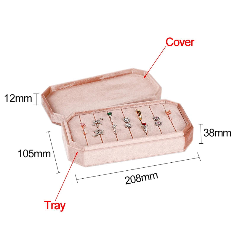 Plateau Bague Bois Organisateur Vente Bijoux