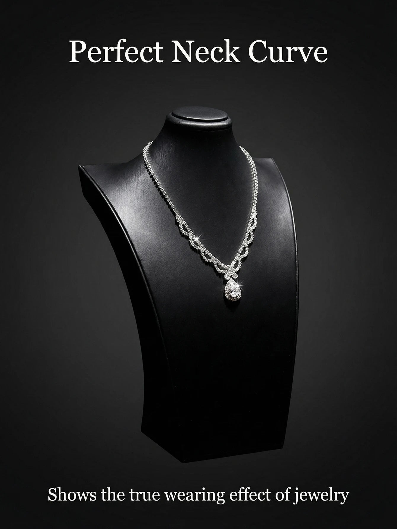 Présentoir Collier Cuir Buste Bijoutier