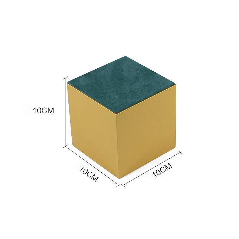 Présentoir Bijoux Métal Vert Doré Modulaire