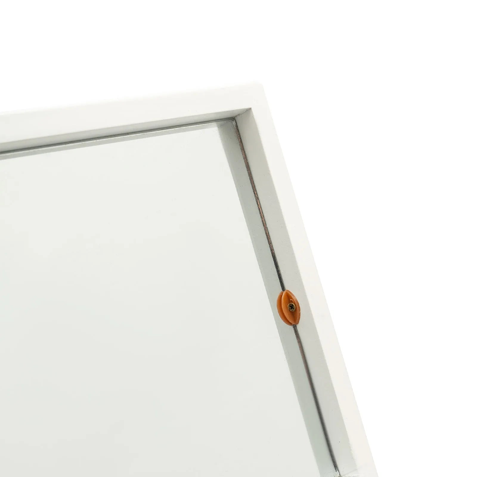 Boîte Bijoux Bois Blanche 6 Tiroirs Miroir